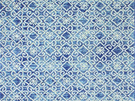 Bashian Everek E110-5657A Dark Blue Area Rug Online now