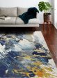 Bashian Everek E110-5341A Ivory Blue Area Rug on Sale