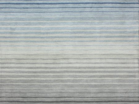 Bashian Contempo S176-ALM202 Grey Blue Area Rug Hot on Sale