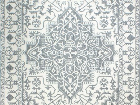 Bashian Valencia R131-BNAL89 Ivory Grey Area Rug Online now