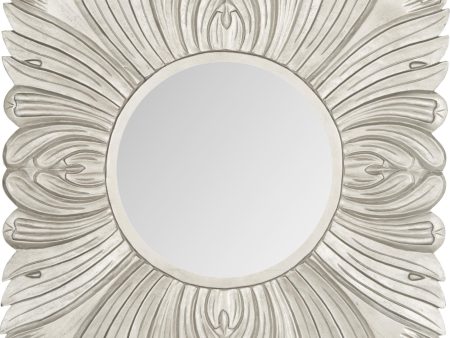 Safavieh Acanthus Square Frame Mirror Pewter Pewter Supply