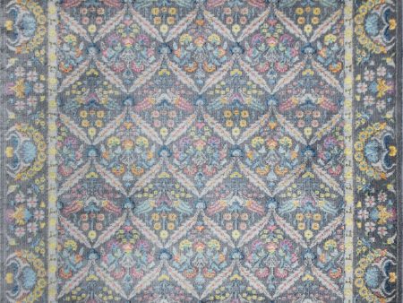 Bashian Charleston C186-RO76A Grey Area Rug Hot on Sale