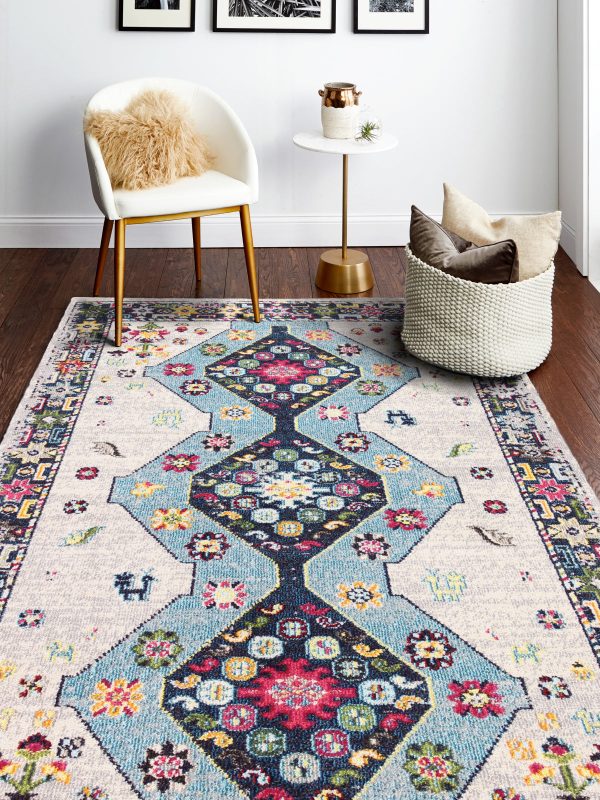 Bashian Dakota D113-MH110 Ivory Area Rug Fashion