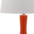 Safavieh Blanche Gourd Lamp Orange Supply