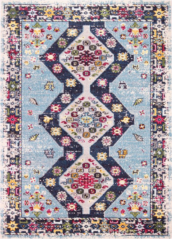 Bashian Dakota D113-MH109 Light Blue Area Rug Online