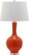 Safavieh Blanche Gourd Lamp Orange Supply