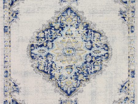 Bashian Mayfair M147-MH509 Ivory Blue Area Rug Fashion