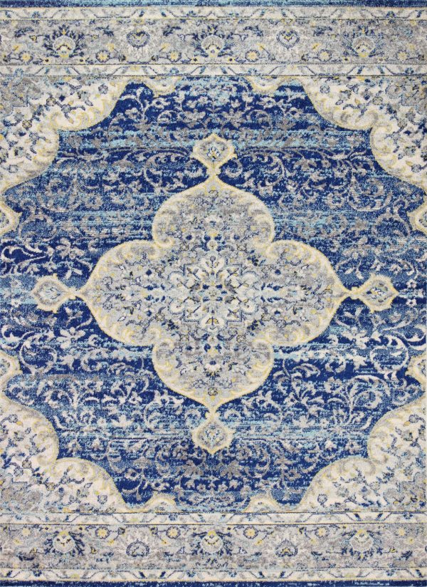 Bashian Mayfair M147-MH505 Navy Area Rug Sale