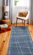 Bashian Greenwich R129-HG312 Azure Area Rug For Sale