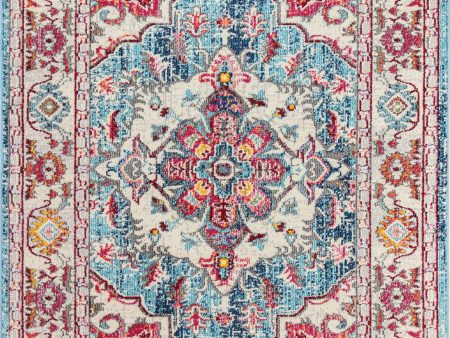 Bashian Dakota D113-MH107 Teal Area Rug Hot on Sale