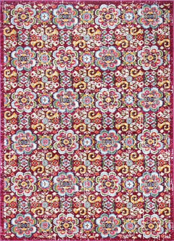 Bashian Dakota D113-MH101 Fuchsia Area Rug Online Hot Sale