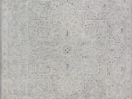 Bashian Greenwich R129-HG350 Silver Area Rug For Discount