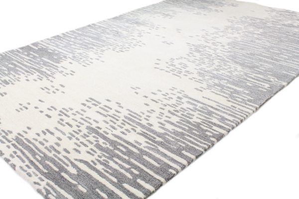 Bashian Greenwich R129-HG359 Ivory Grey Area Rug on Sale