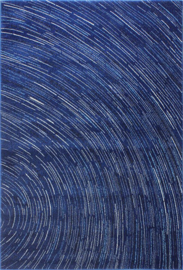 Bashian Everek E110-5468 Dark Blue Area Rug Fashion