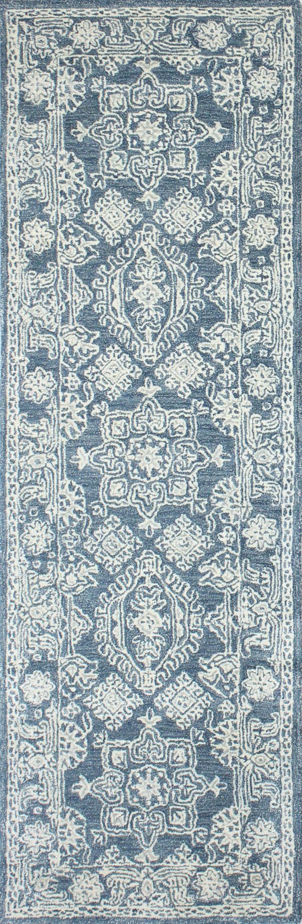 Bashian Greenwich R129-HG352 Azure Area Rug Cheap