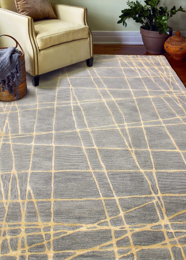 Bashian Greenwich R129-HG312 Grey Area Rug Supply