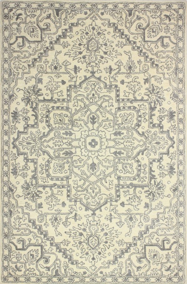 Bashian Greenwich R129-HG350 Ivory Area Rug Fashion