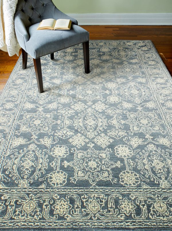 Bashian Greenwich R129-HG352 Azure Area Rug Cheap