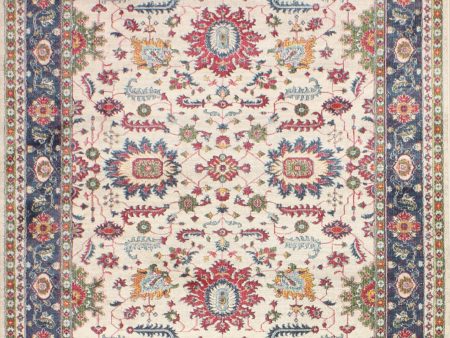 Bashian Charleston C186-RO36A Ivory Blue Area Rug Cheap