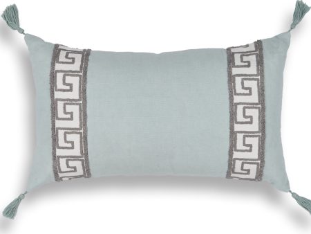 KAS Pillow L430 Sea Greek Key Hot on Sale