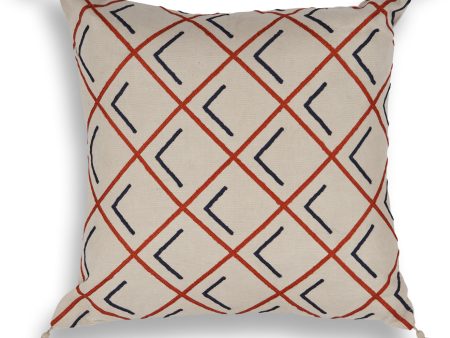 KAS Pillow L416 Tangerine Cooper Square For Discount