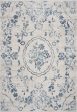 KAS Empire 7062 Ivory Blue Flora Area Rug Fashion