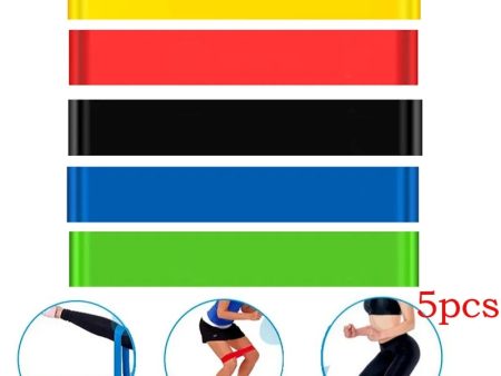 5PCs Gym Fitness Resistance Bands For Cheap