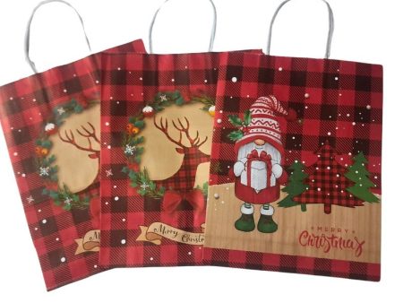 Christmas Gift Paper Bags 3PCS For Sale