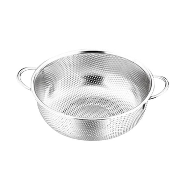 Stainless Steel Mesh Colander 28.5 cm on Sale