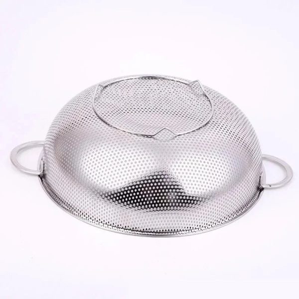 Stainless Steel Mesh Colander 28.5 cm on Sale