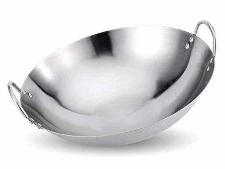 Stainless Steel Wok 36 cm on Sale