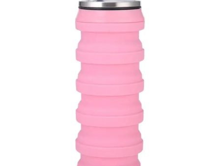 Collapsible Silicone Water Bottle 480ml For Discount