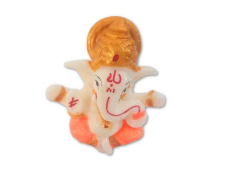 Ceramic Ganesh Mini Statue 2.5 inch Fashion