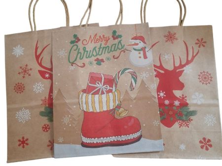 Gift Paper Bags for Christmas 3PCS Online Sale