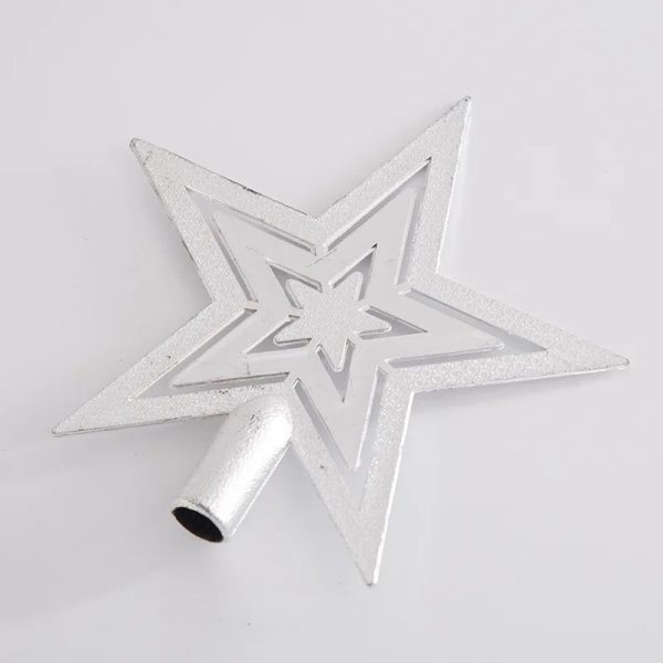 Christmas Tree Topper Silver on Sale