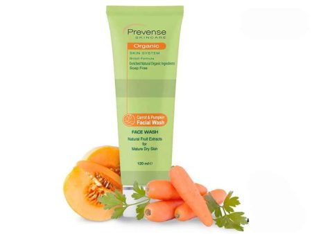 Prevense Facial Wash Carrot & Pumpkin 120 ml Online now