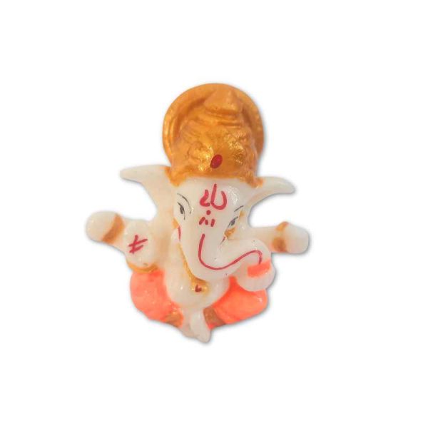 Ceramic Ganesh Mini Statue 2.5 inch Fashion