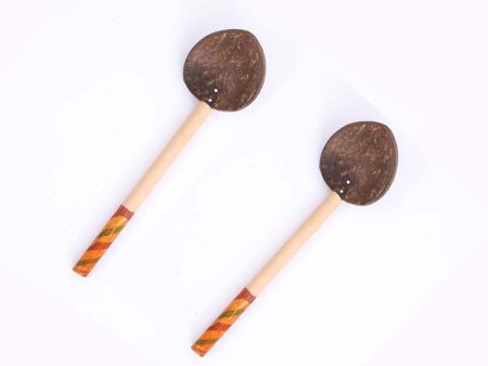 Coconut Shell Spoon 2PCS Fashion