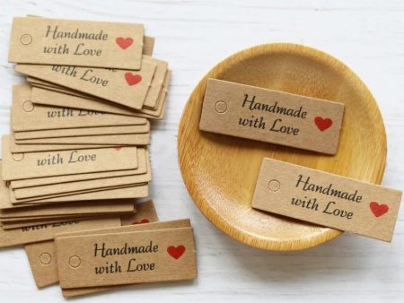 Handmade with Love Tags 25 Pcs Online Hot Sale