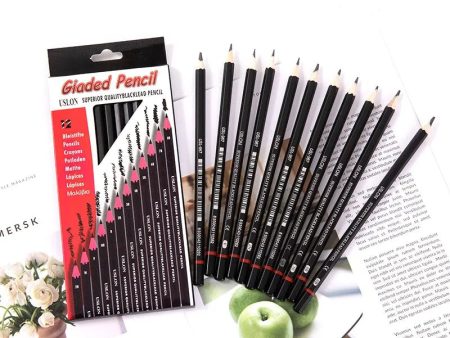 12PCS Sketch Art Pencils Online Sale