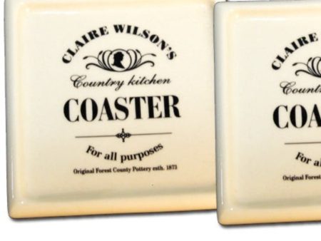 Country Kitchen Square Coaster Discount