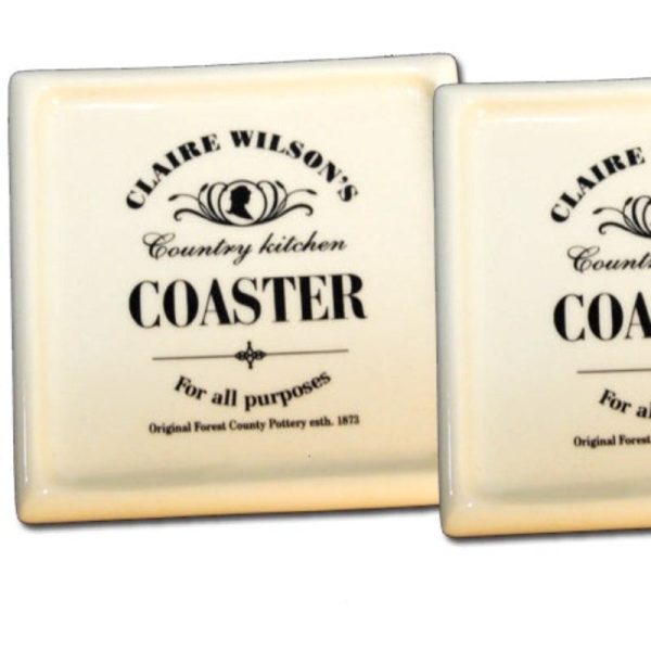 Country Kitchen Square Coaster Discount