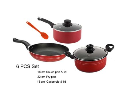 Non Stick Cookware 6PCS Set Online Sale