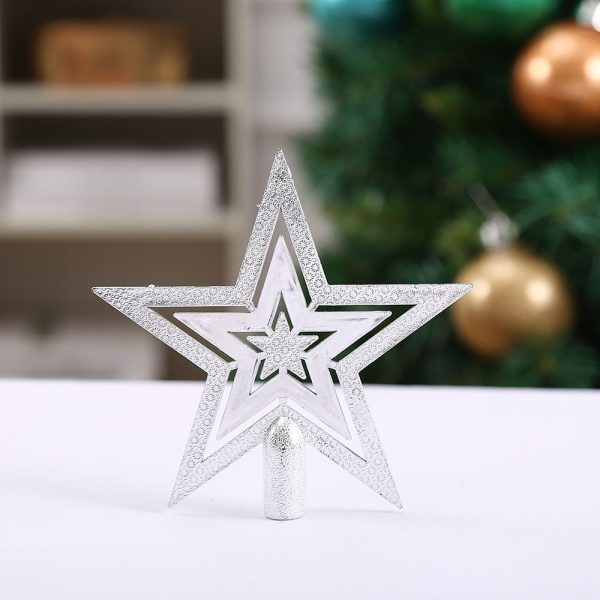 Christmas Tree Topper Silver on Sale